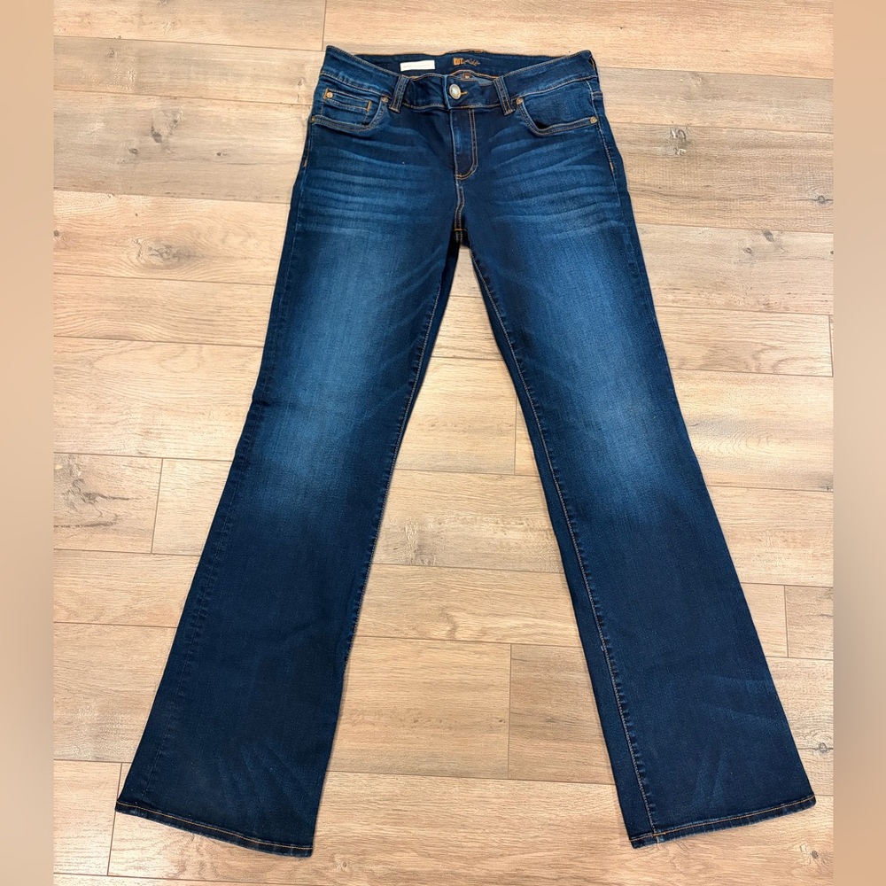 Kut from the Kloth Natalie High Rise Bootcut Jeans - Dark Blue- size 10